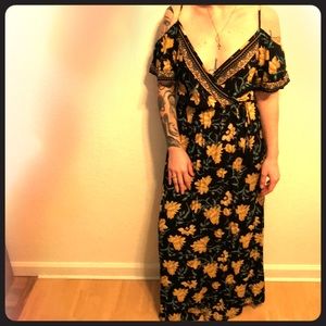 Maxi Floral Print Dress